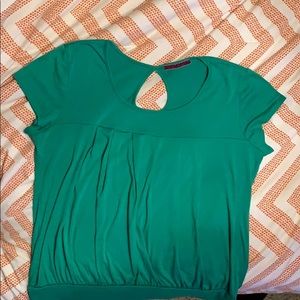 Green blouse